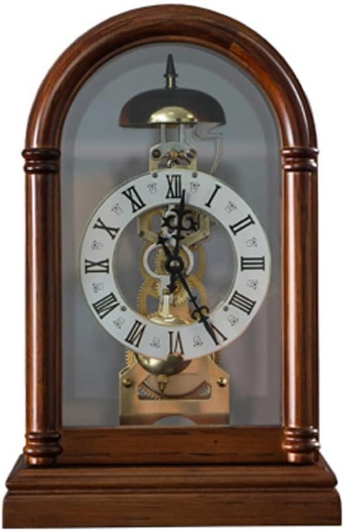 Music Timekeeping Classical Solid Wood Desk Clock Decorative Pendulum Table Clock Silent