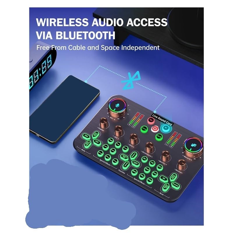 Mesa Mezclas, Mezclador de audio for juegos, for streaming, Tarjeta sonido interfaz