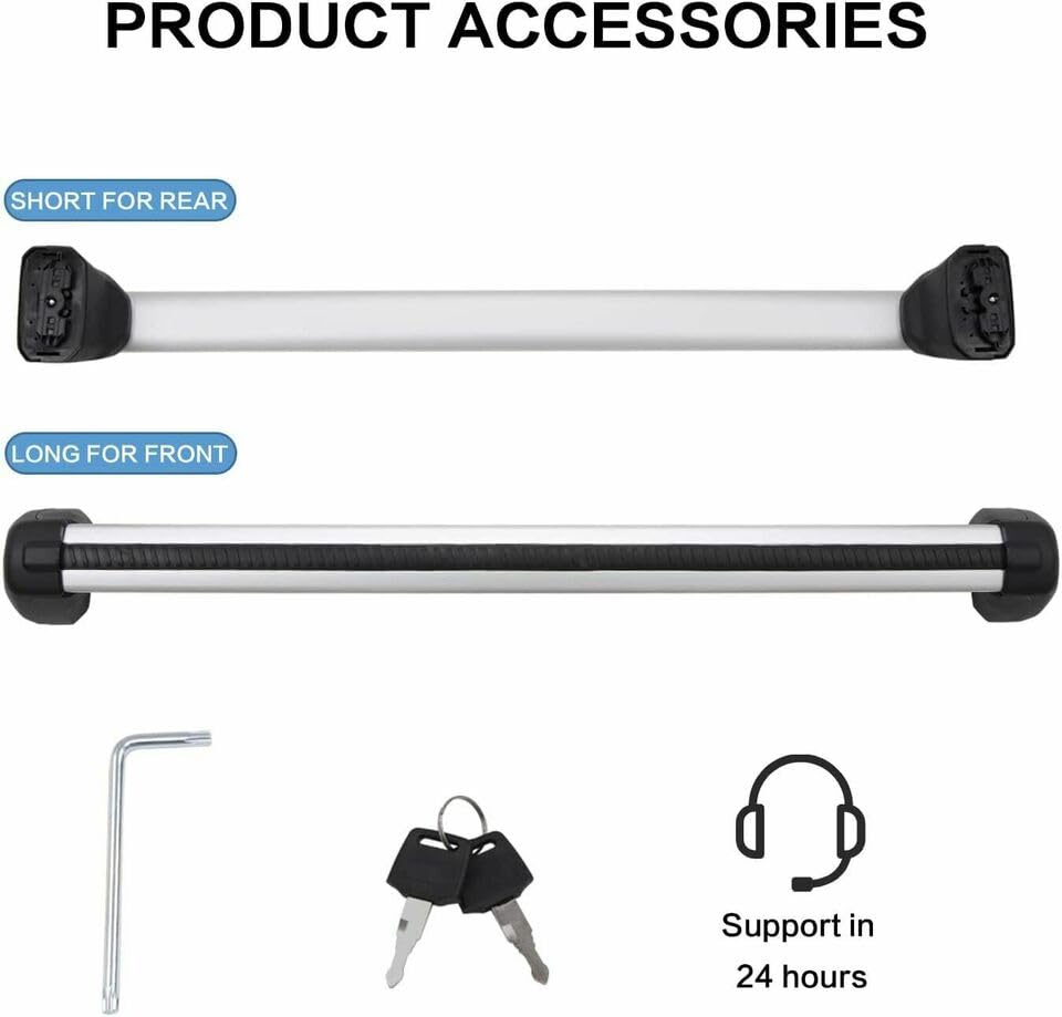 YHELI Roof Rack Cross Bar Crossbar Fits for Land Rover Defender L851 4D 110 2020-2024, nfbd38