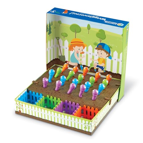 Learning Resources Wriggleworms! Fine Motor Activity Set - 47 Pieces, Ages 3+ Toddler Learning Toys, Develops Toddler's Fine Motor and Color Recognition Skills - Image 4