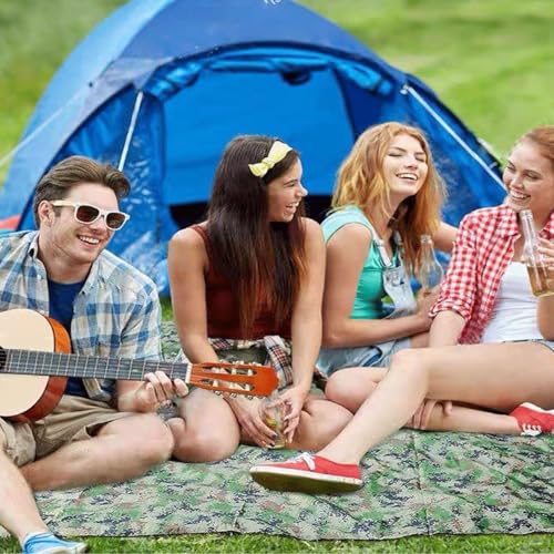 Image of Azarxis Hammock Camping Tarp Rain Fly, Waterproof Tent Footprint Shelter Canopy Sunshade Cloth Picnic Mat for Outdoor Awning Hiking Beach Backpacking - Included Guy Lines & Stakes