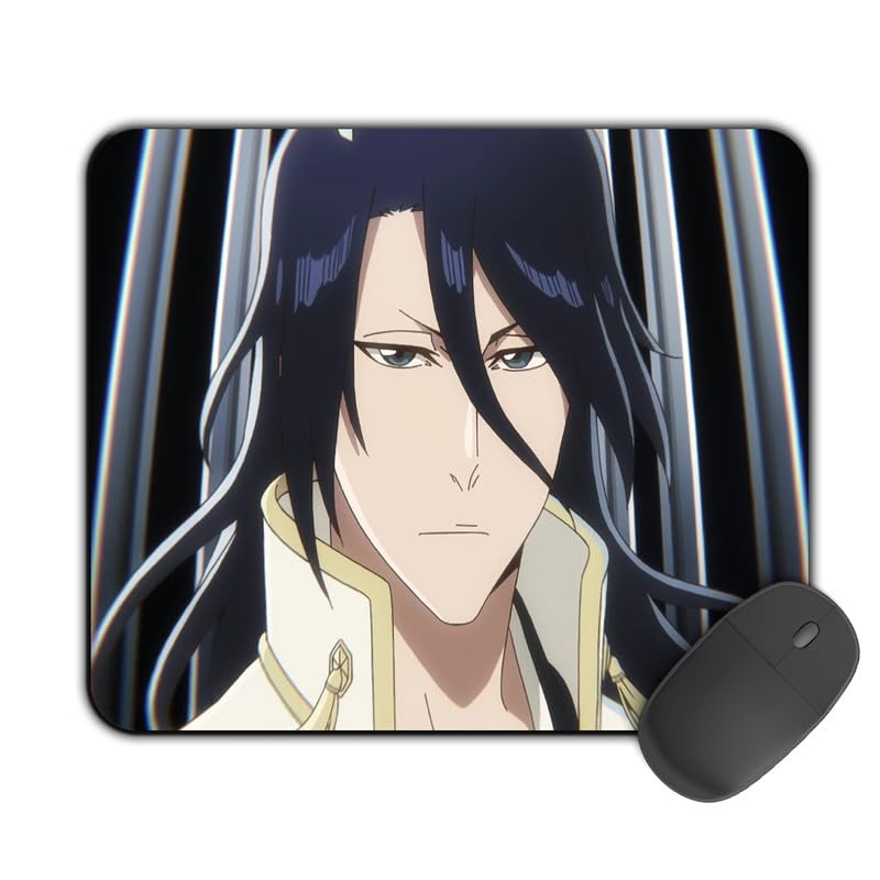 Image of Printed Designer Mouse Pad Byakuya Face (200MM X 240 X 3MM) Enhance Gaming and Work Performance Comfortable and Precise Non-Slip Water Proof Bleach Mouse Pad.