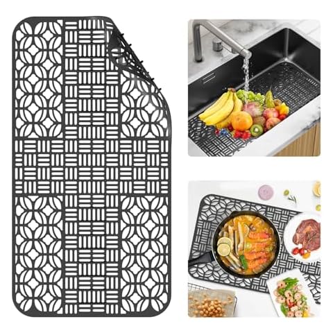 HEKIWAY Silicone Sink Mat Cover