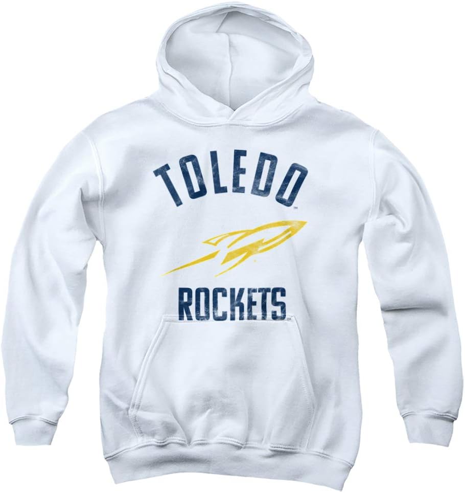 University of Toledo Official Rockets Logo Youth Kids Boy/Girls Pull-Over Hoodie Sweatshirt