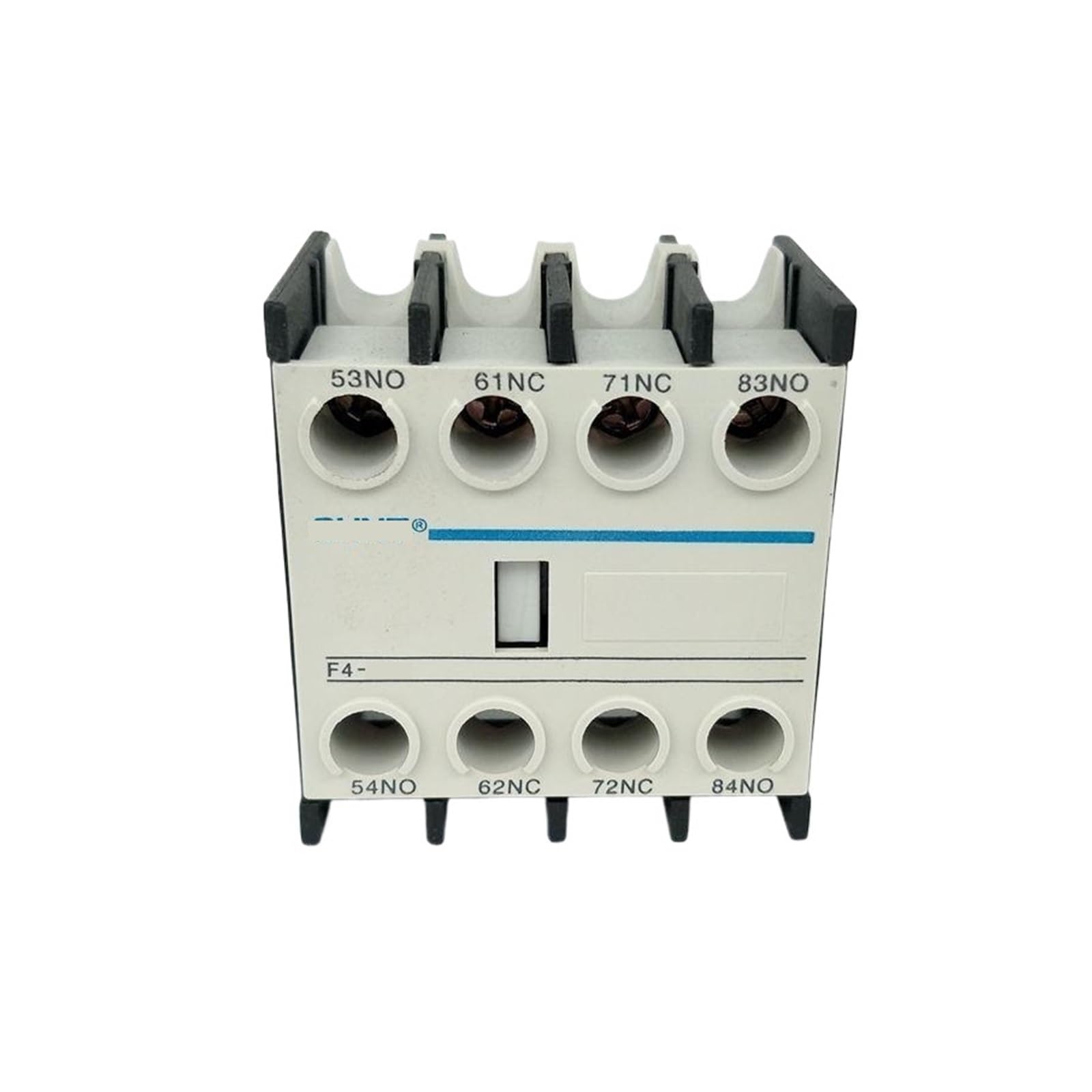 Bloque de contactos auxiliares del contactor de CA F4-04 4NC F4-40 4NO F4-22 2NO+2NC F4-31 3NO+1NC F4-13(F4-13 1NO 2NC)