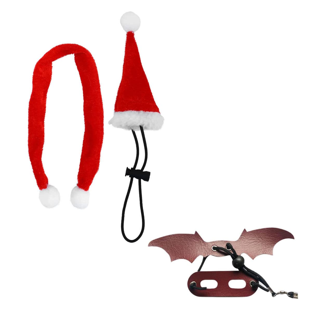 SUPVOX 5sets Accessori Per Rettili Guinzaglio Per Lucertole Cappello e Sciarpa Kit Per Festive e Decorazioni Domestici