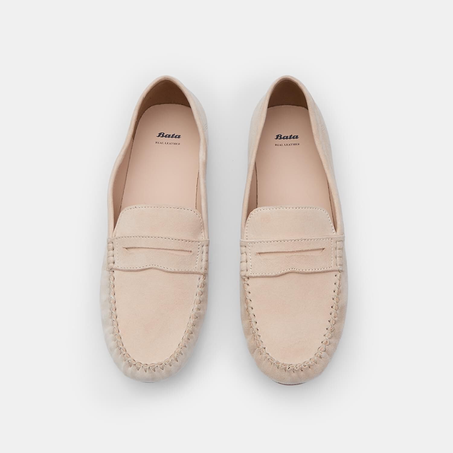 BATA Mocassini in Suede da Donna Eleganti e Comodi | Pelle scamosciata di qualità, fodera interna in pelle, suola sintetica resistente, design casual e sofisticato