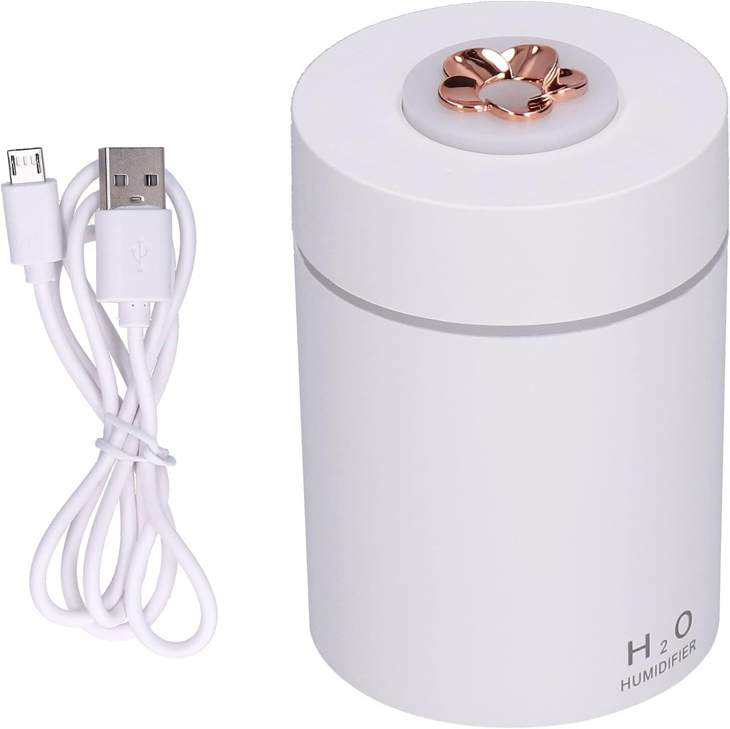 Veilleuse humidificateur blanc portable pour stopper la sécheresse de l'air