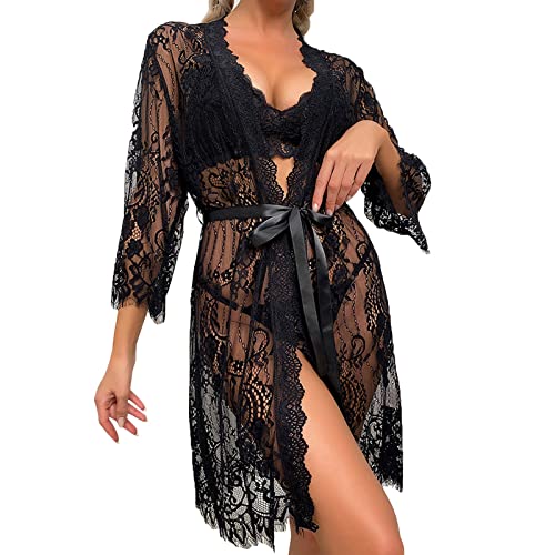 Robe transparente en maille fine pour une soirée romantique et nuit de douceur
