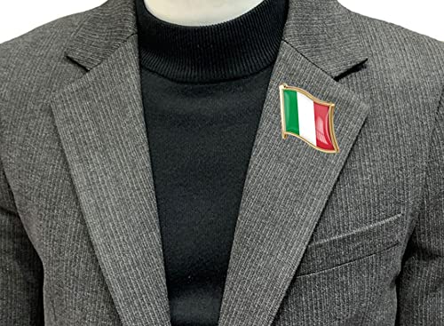 Image of vmcoatdu Country Flag Pin Badge International Travel Brooch Metal Alloy Souvenir Pin for Hat Clothes Backpack