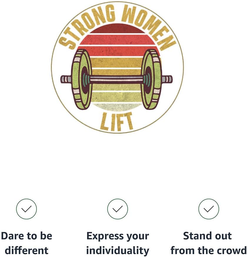 Strong Women Lift Women's Racerback Tank - Retro Tank Top - Printed Workout Tank