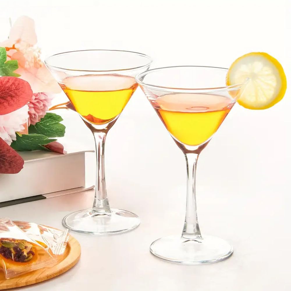 Forestamart Martini Glasses 190mL - Set of 4- Cocktail Glasses for Margaritas, Parties 2
