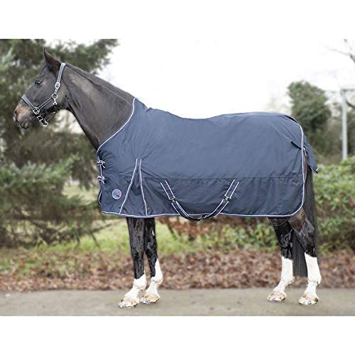Couverture Highneck 600D HKM Starter imperméable bleu foncé 145cm