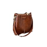 Versatile Vintage Barrel Bag with Wide Shoulder Strap Retro Crossbody Purse for Women