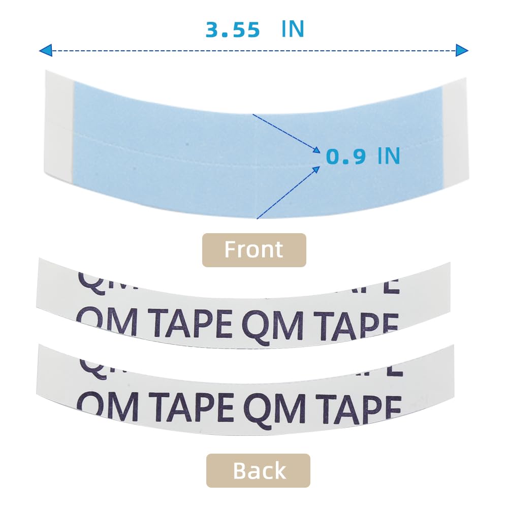 QM Lace Front Wig TAPE Full Lace Wig Toupee Hairpiece Hair system Topper Hair system Hair system Double-Sided TAPE (Tearable)