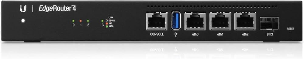 Amazon | Ubiquiti Networks EdgeRouter 4 wired router Ethernet LAN