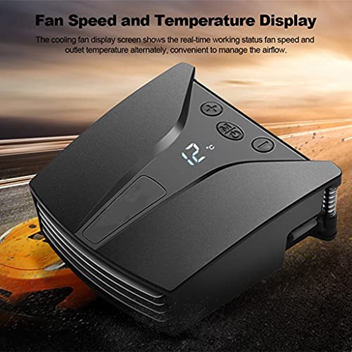 Base para Laptop con Ventilador y Display de Temperatura miniatura 3