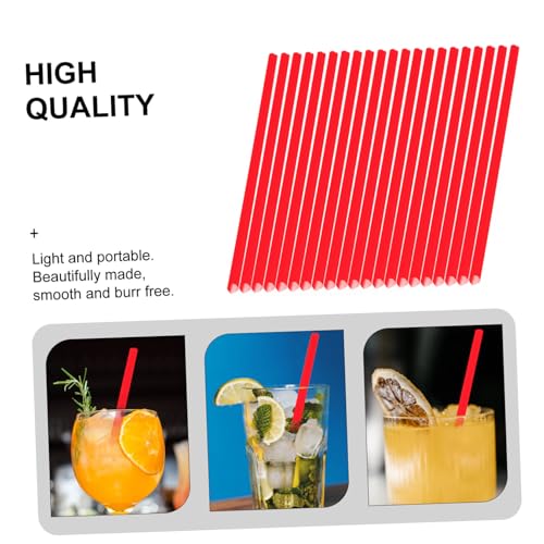 Cabilock Pitillos Plásticos Desechables Forma Corazón 100 pcs miniatura 3