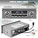 Single Din Classic Car Stereo: Vintage Retro Style Radio for Truck - Bluetooth LCD Display AM FM Receiver USB AUX-in Pre-amp Subwoofer Output