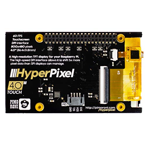Image of Pimoroni HyperPixel - 4.0 inch high-Resolution Touchscreen for Raspberry Pi
