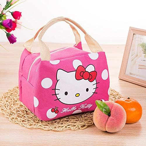 Zcm Lunch Bag Cartoon insulation bag Stitch cute lunch box bag barbecue handbag Outdoor ice tote bag (Color : 1)