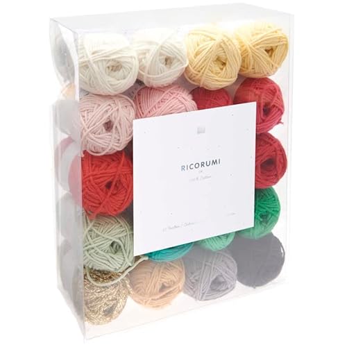 Coffret de pelotes Ricorumi - Just Bees + Fruits + Flowers - 20 p...