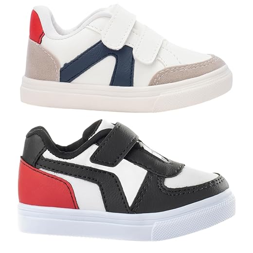 Combo Infantil 2 Pares Tênis Casual Menino My Funfy Kids Recortes Masculino.