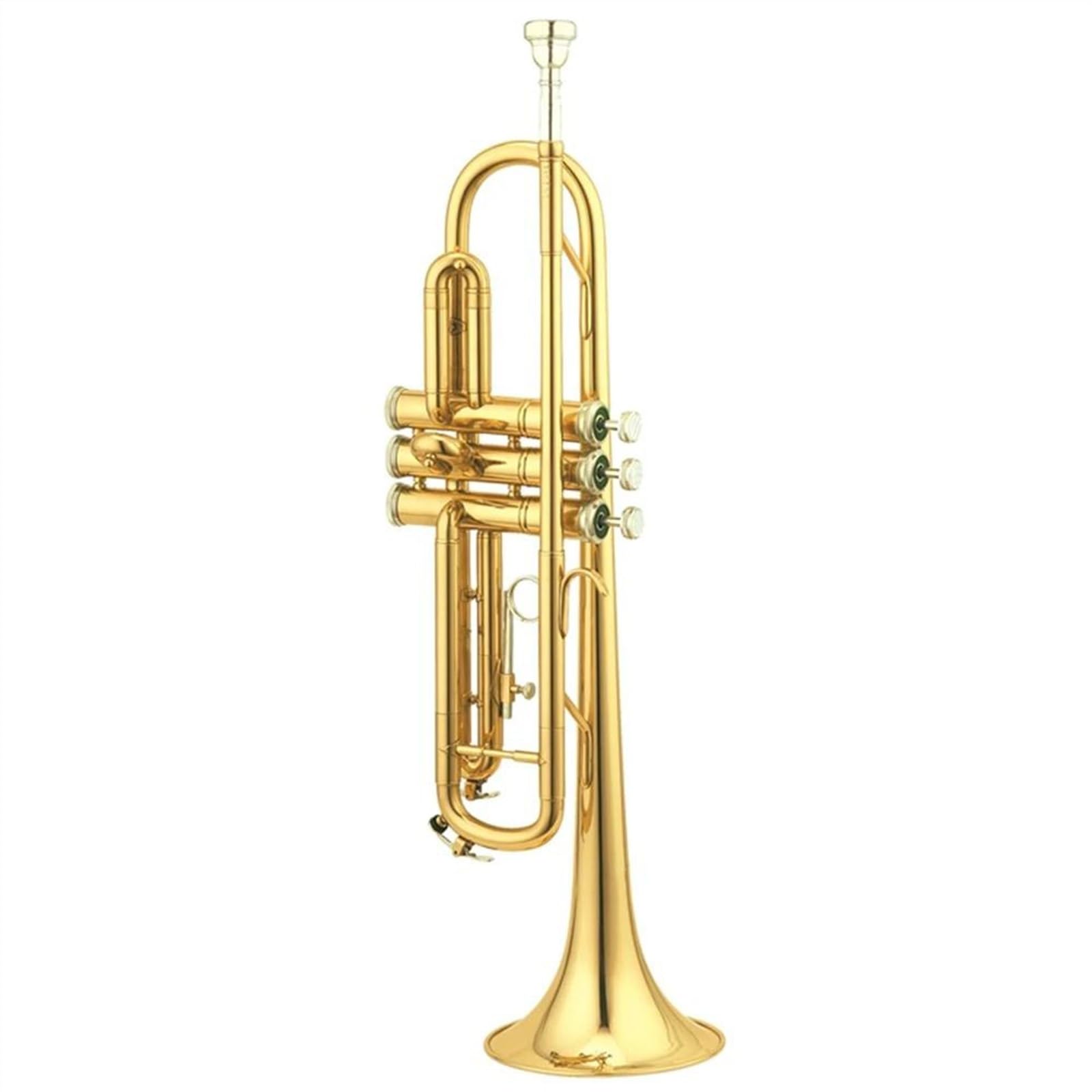 Trąbki Popularna Trąbka Bb Ze Stali Nierdzewnej Lakierowana Na Złoto Profesjonalny Standardowy Instrument Muzyczny