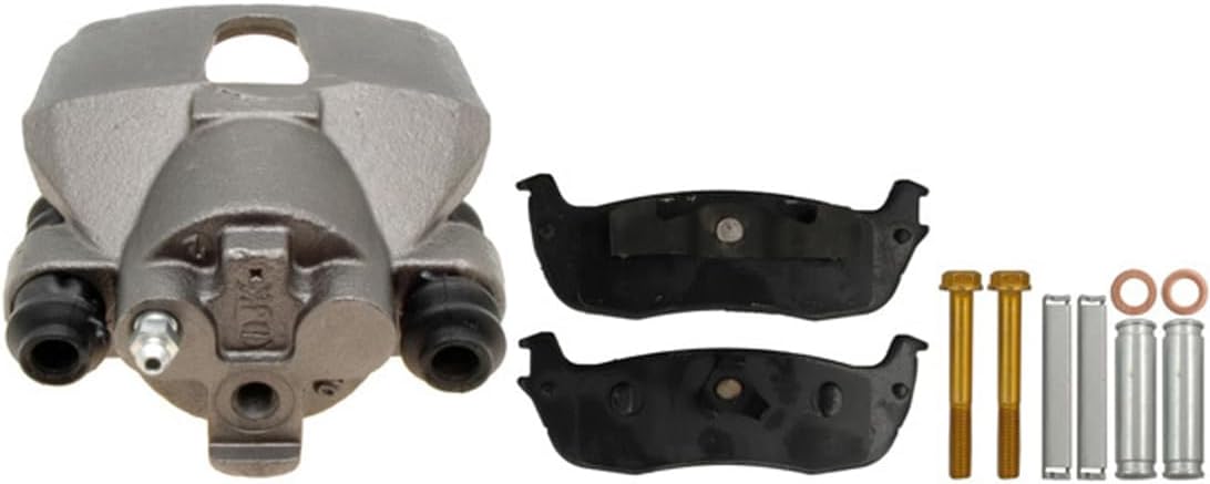 Rear Right Brake Caliper w/Brakes Pads Automotive Replacement 1Piece fits Ford F-250 1997 1999 1998 4.6L 5.4L V8, fits Lincoln Blackwood 2002 5.4L V8