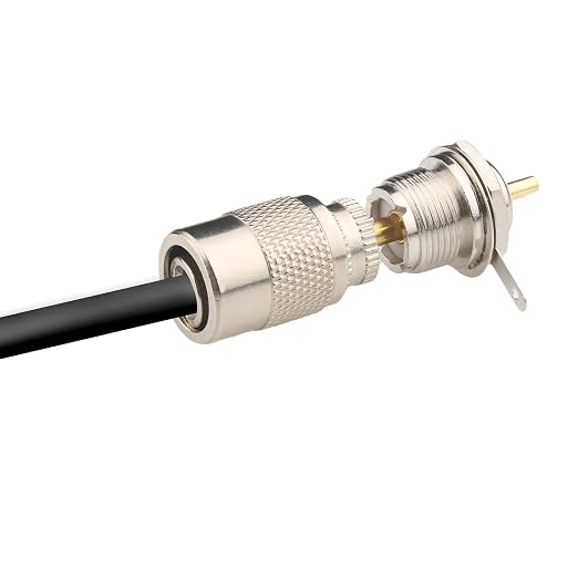 Conector Bulkhead SO239 7 Piezas Adaptador PL259 UHF miniatura 6