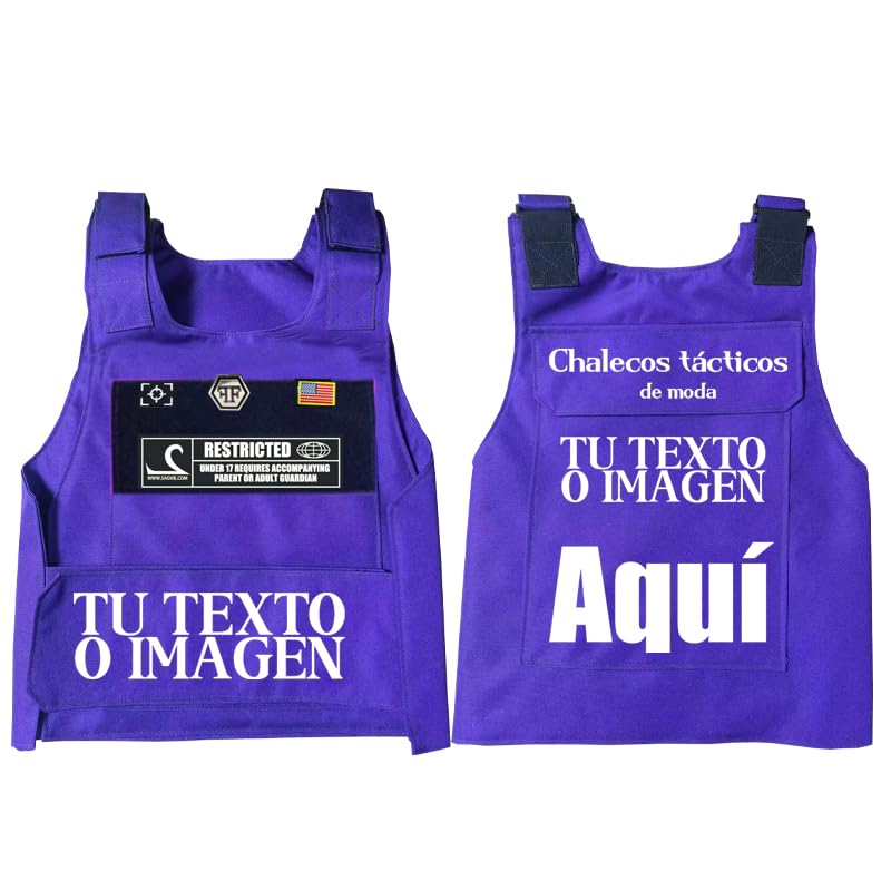 Motorcycle Riding Vest for Men & Women - Customizable Reflective Safety Jacket with Front & Back Pockets - America Flag Patch3