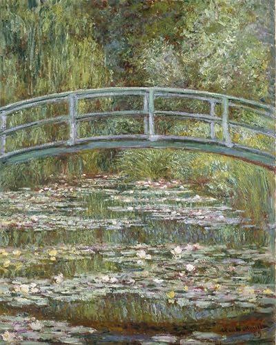 Toile le Bassin aux nymphéas Claude Monet pour une décoration murale zen de salon