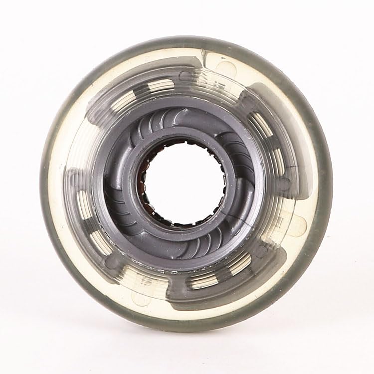 Roues Lumineuses à LED 70 mm pour Patins à Roues alignées 85 A Roues de Rechange sans roulements, Lot de 8