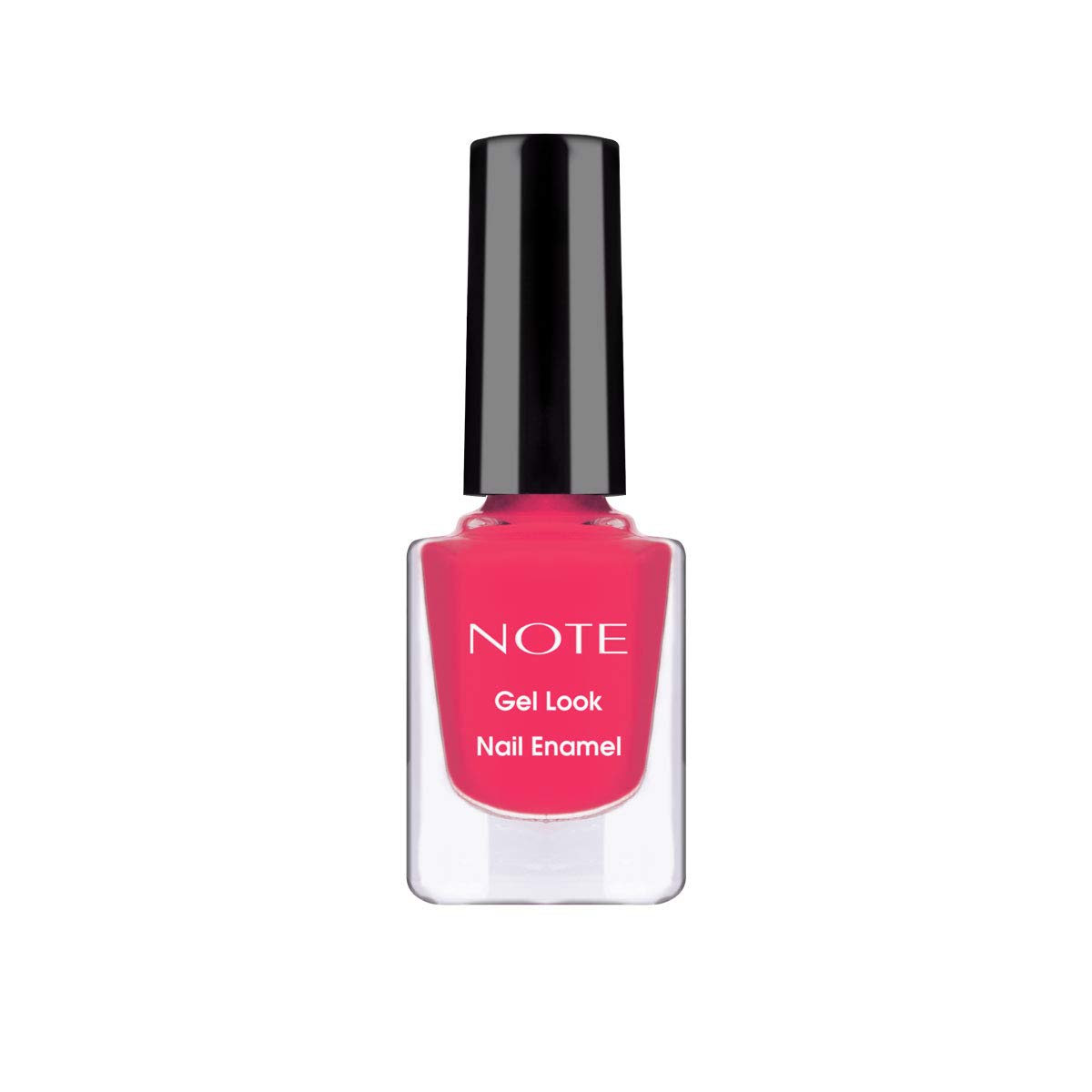 Note Cosmetics Gel Look Oje 12 Hot Pink, Pembe