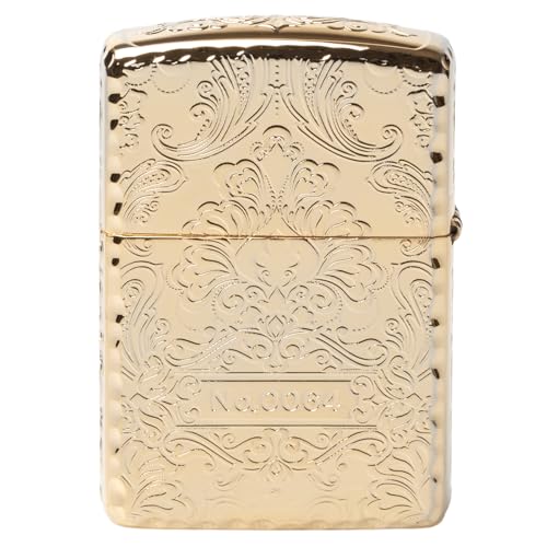 Zippo Encendedor de Aceite The Crown Dorado miniatura 3