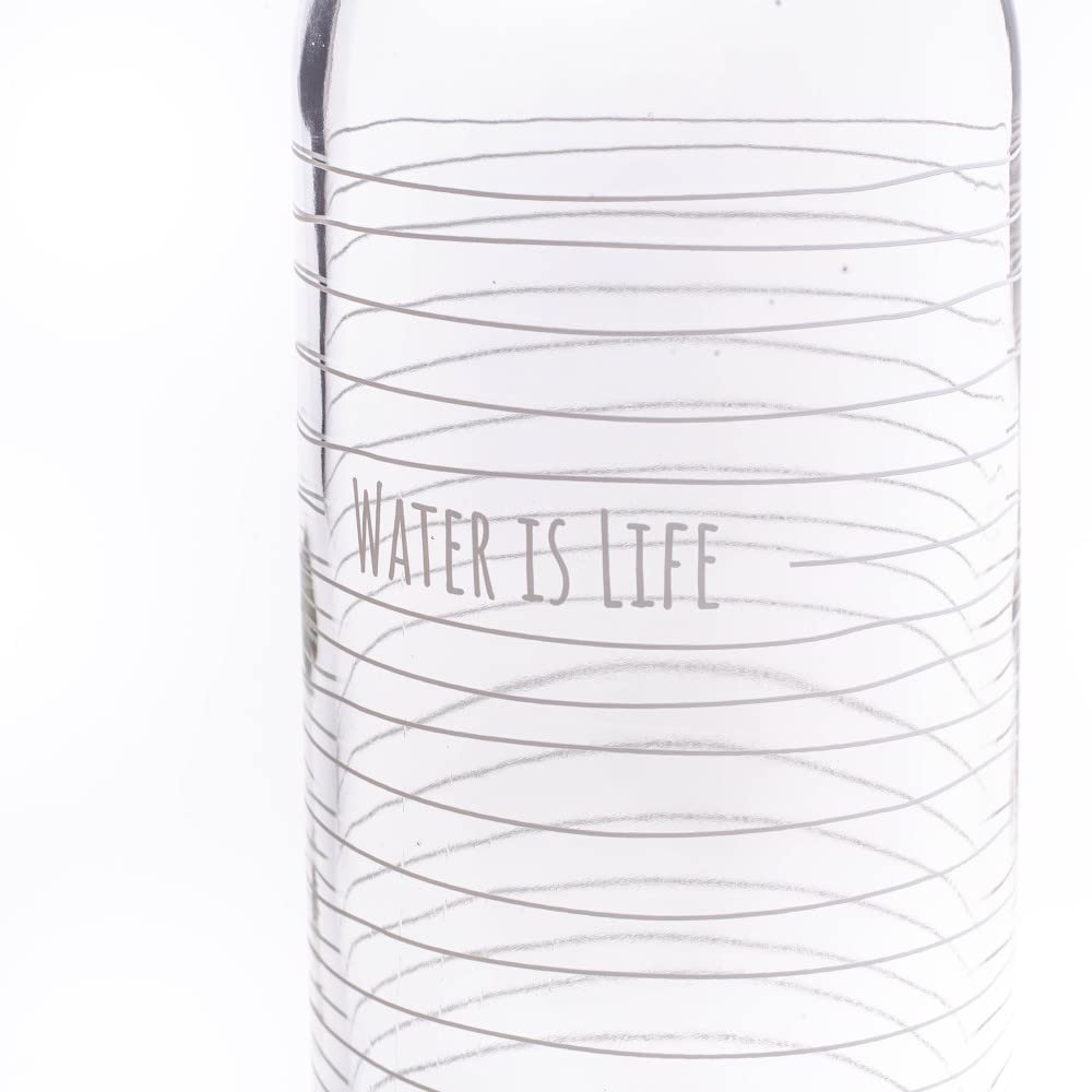 Carry Carrybottles Trinkflasche Glas 1,0 l | Sportflasche, Wasserflasche | BPA-frei, auslaufsicher & kohlensäuregeeignet | Plastikfrei & nachhaltig produziert | Made in Germany