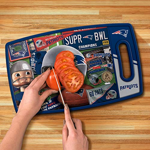Tábua de corte NFL New England Patriots Retro Series