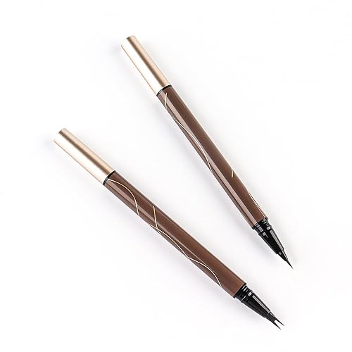 Miniatura 6 de Kaely Delineador de ojos de doble punta y lápiz de pestañas inferiores, bolígrafo multifunción para maquillaje de ojos de cejas, sello líquido de