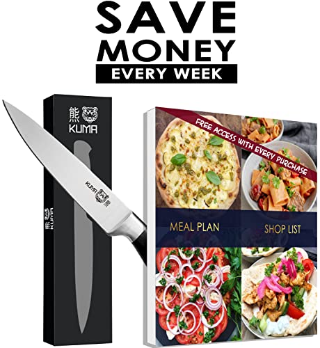 Kuma Paring Knife - 3.5 Inch Pro Bolster Japanese Profile Kitchen Knife For Detailing With Ease - Stainless Steel Vegetable & Fruit Knife With Ergonomic Design #TOP2