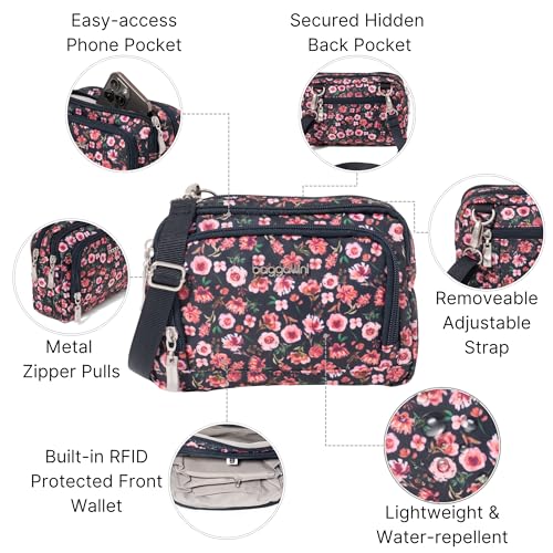 Image of Baggallini Triple Zip with Front Wallet /Trifecta RFID Wallet Crossbody