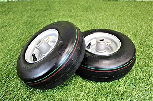 (Set Of 2) Hustler Pneumatic Tire Assemblies 11X4.00-5 Fits Raptor And Sport 605133 #TOP3
