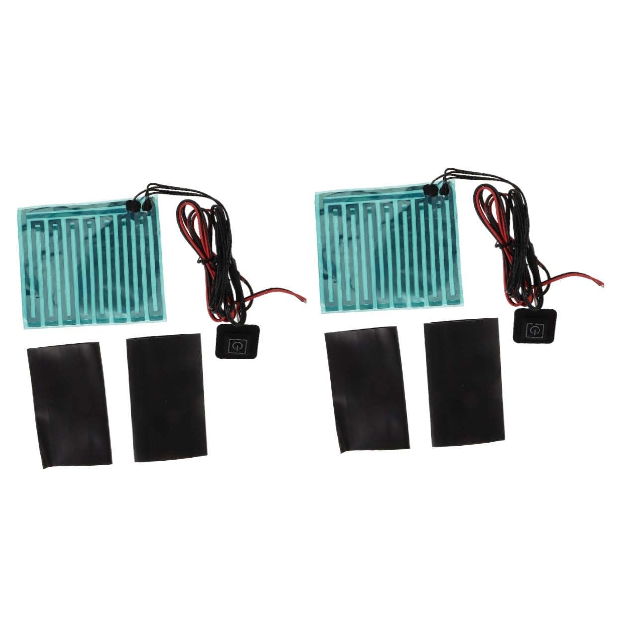 2pièces Poignées Chauffantes Électriques Universelles pour Réglables Vitesses avec Indépendant Installation Facile Et Antidérapantes Housse De Guidon Chauffante