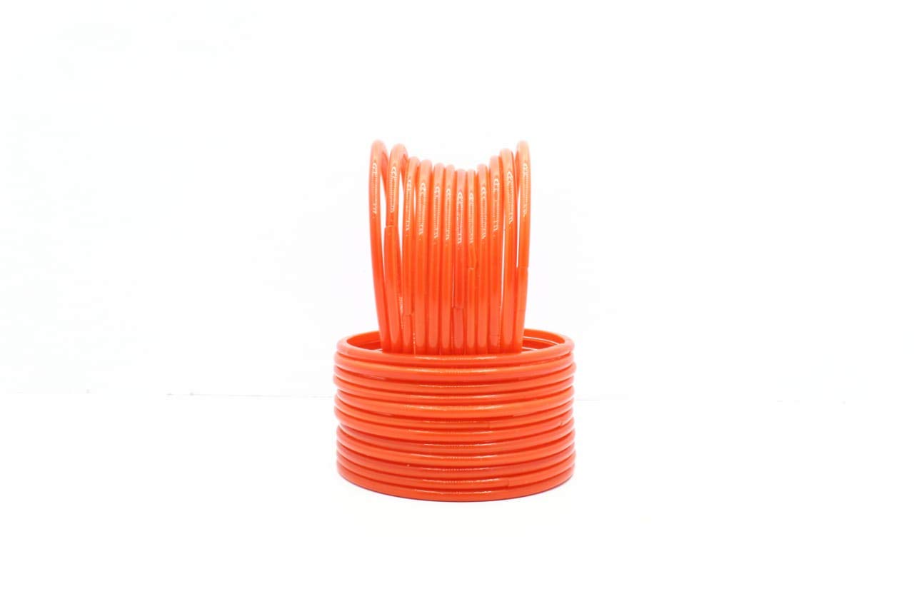 Globe Bangles Pack of 24 Plain Glossy Glass Bangles (Orange, 2.4) (B08KGVPLMQ) Amazon Price History, Amazon Price Tracker