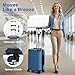 Coolife Luggage Set Suitcase 3 Piece Carry On Travel Luggage TSA Lock Spinner Wheels Aluminum Corner Protectors Hard Shell Lightweight Suitcase Set