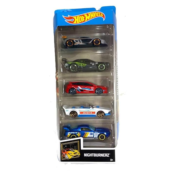 Buy Hot Wheels Cars Nightburnerz 5Pack (Renault Sport R.S. 01, Dodge