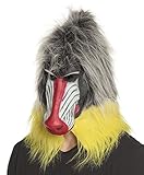 Lieferumfang: Mandrill (Wald-Pavian) Maske.