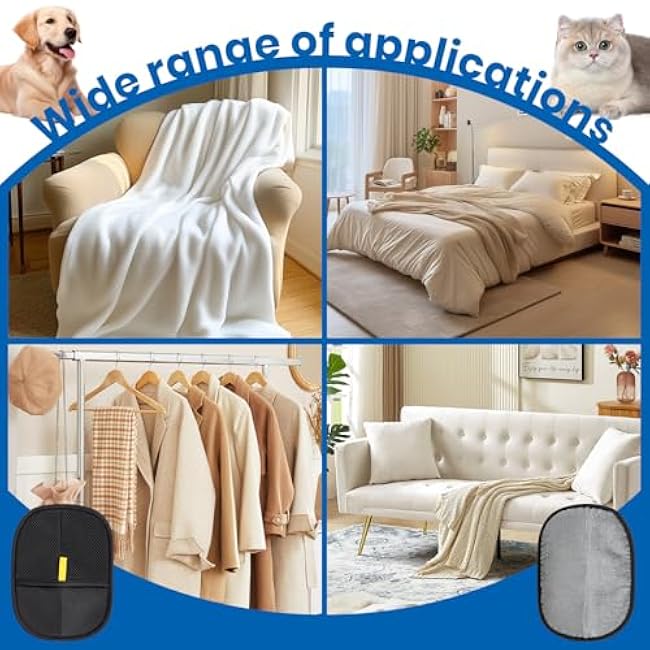 2Pcs Pet Hair Removal Glove, Electrostatic Gloves Pet Hair, Reusable Cat Hair Remover Glove, Upgraded Hair Removal Tool-gdEyKHvm