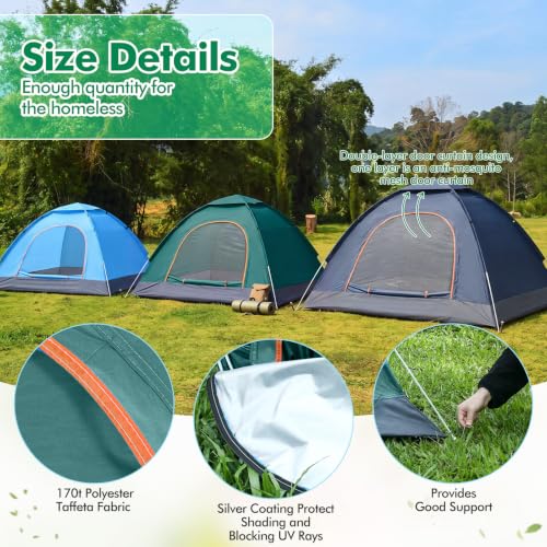 Woanger 10/16 Pack Bulk 2 Person Homeless Tent - Image 4