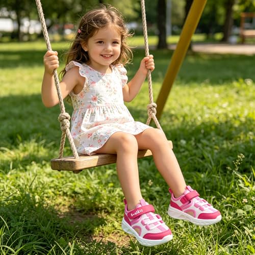 Image of YESKIS Toddler Boys Girls Sport Sandals Outdoor Athletic Hiking Running Tennis Barefoot Shoes Lightweight Closed Toe Adjustable Strap for Toddler and Little Kids