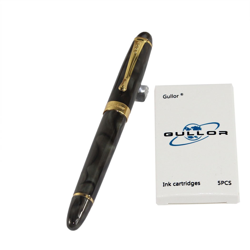 Amazon | 5色GullorインクカートリッジとGullor 450ベントペン先万年筆